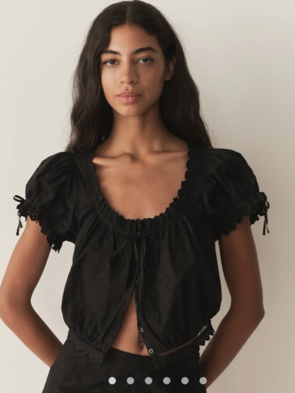 NWT Doen Nera Top Black Size M